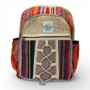 Plecak konopny mały hemp - wzór 1