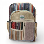 Plecak konopny duży hemp zig zag - wzór 2