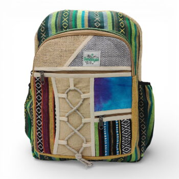 Plecak konopny duży hemp - wzór 2