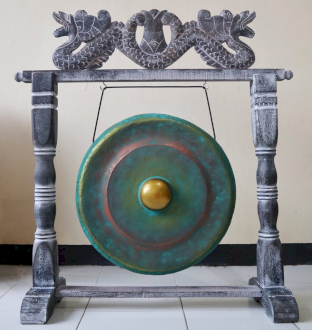 gong zielonkawy 35 cm