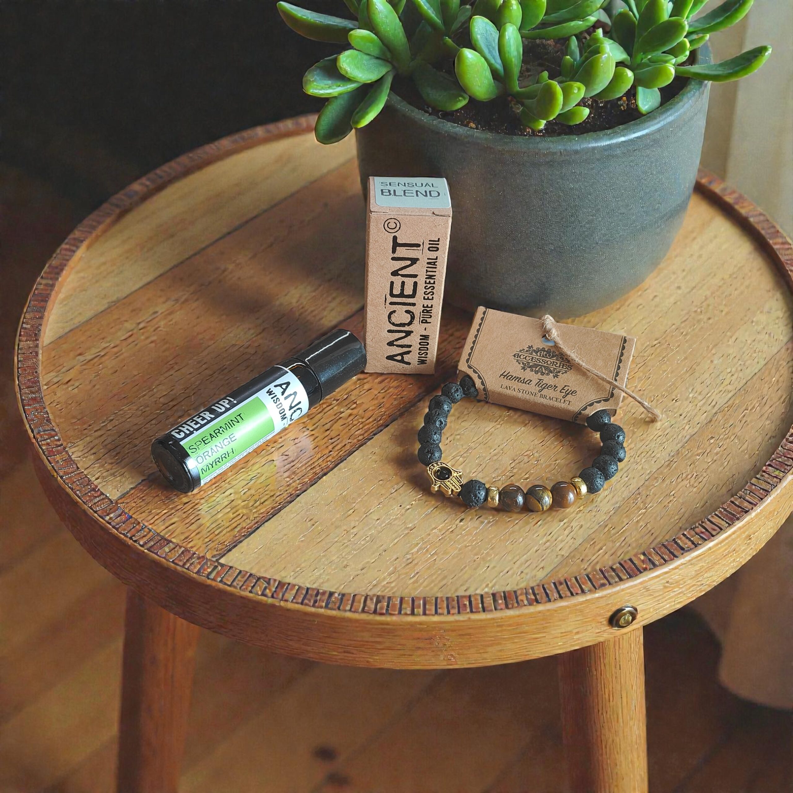 Zestaw energia i zmysły – olejki i bransoletka ochronna