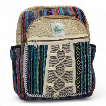 Plecak konopny mały hemp - wzór 3