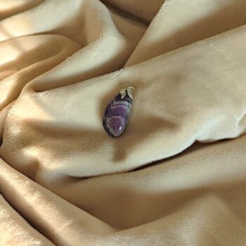 Wisiorek z naturalnego kamienia - ametyst