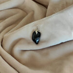 Wisiorek z naturalnego kamienia - obsydian tęczowy