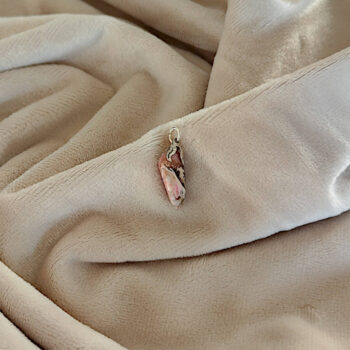 Wisiorek z naturalnego kamienia - rodochrozyt