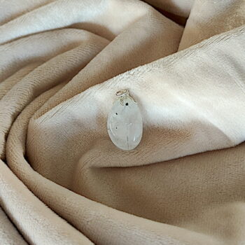 Wisiorek z naturalnego kamienia - turmalin kwarcowy