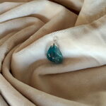 Wisiorek z naturalnego kamienia - fluoryt zielony