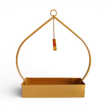 Złota podstawka do kadzideł spiralnych „Zenit”