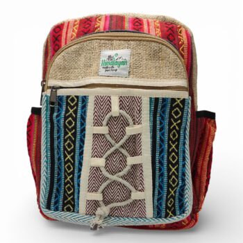Plecak konopny mały Hemp wzór 4