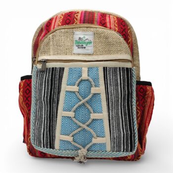 Plecak konopny mały Hemp wzór 6