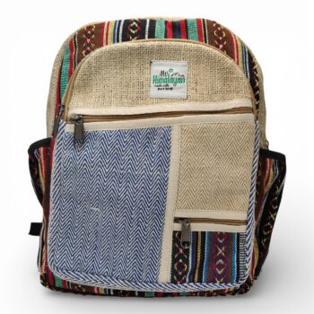 Plecak konopny zig zag - wzór 4