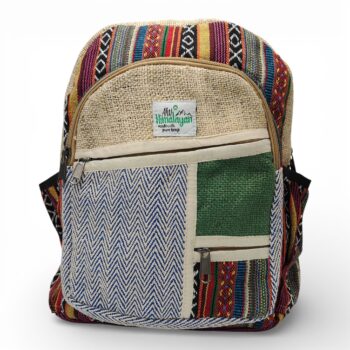 Plecak konopny zig zag - wzór 5