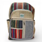 Plecak konopny duży Hemp zig zag - wzór 4