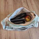 Torebka konopna na pasku – Hemp zielona-Photoroom