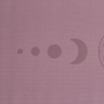 Mata do jogi Yogi & Yogini Premium TPE – kwiat życia liliowy