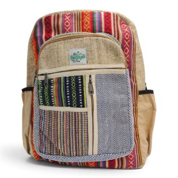 Plecak konopny duży Hemp zig zag - wzór 5